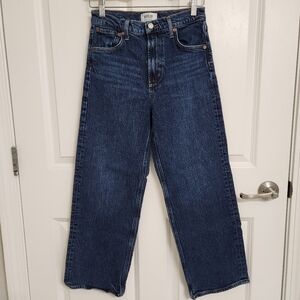 AGOLDE - Ren High Waist Ankle Wide Leg Jeans
